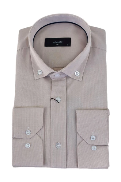 Erkek Klasik Uzun Kol Gömlek Armürlü BGL-ST03501 - Resim 3