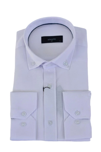 Erkek Klasik Uzun Kol Gömlek Armürlü BGL-ST03501 - Resim 6