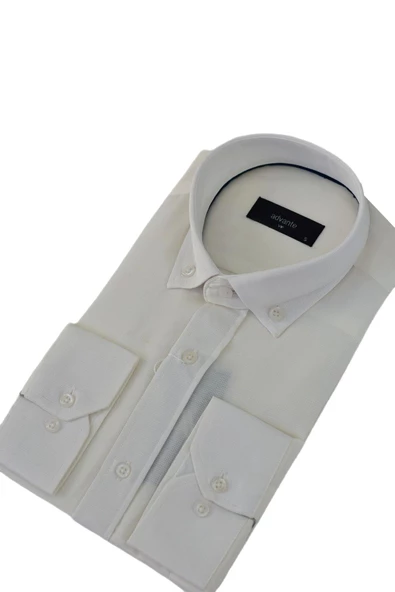 Erkek Klasik Uzun Kol Gömlek Armürlü BGL-ST03501 - Resim 10