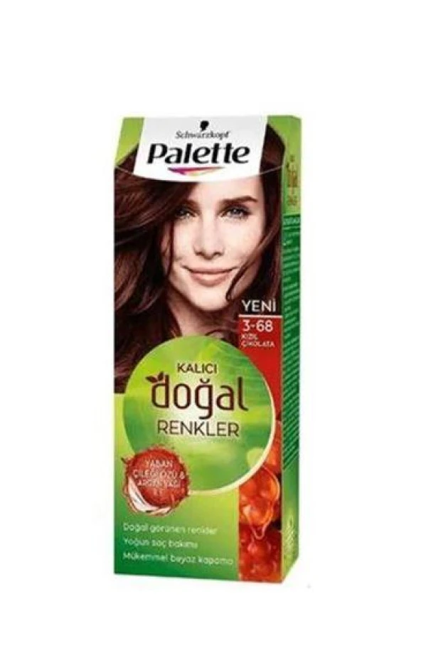 Palette Kalıcı Doğal Renkler 3-68 Kızıl Çikolata