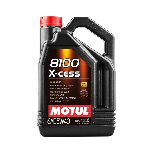 MOTUL 8100 X-CESS 5W-40 5 LT