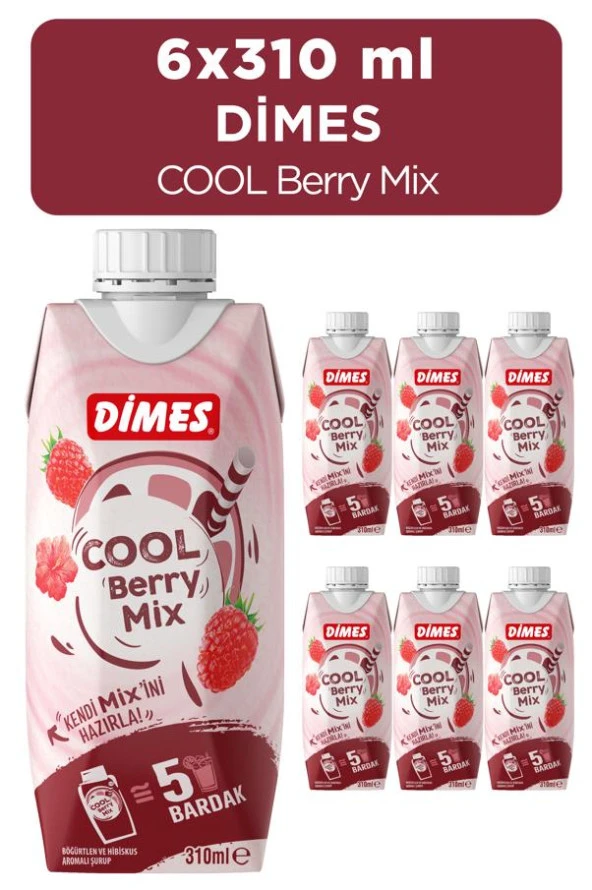 Dimes Cool Berry Mix 310 Ml 6'lı Paket