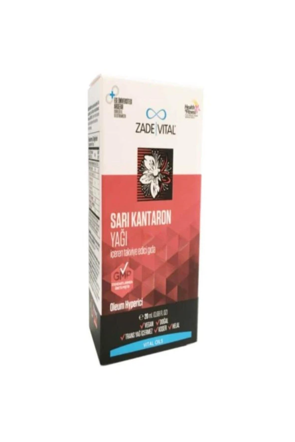 Zade Vital Sarı Kantaron Yağı 20 ml - Resim 2