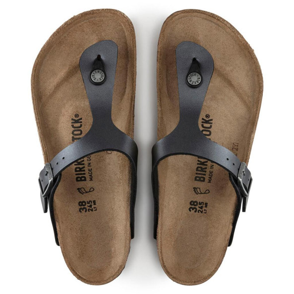 Yeni Sezon Birkenstock Parmak Arası Terlik Siyah Renk - 3