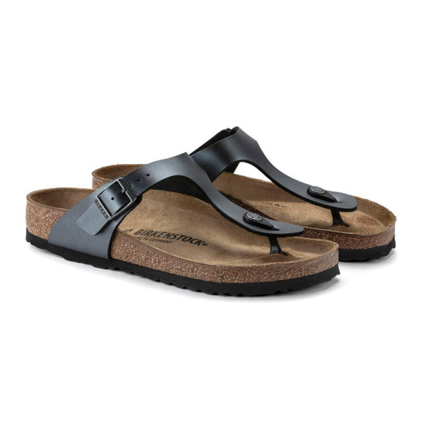 Yeni Sezon Birkenstock Parmak Arası Terlik Siyah Renk - 4