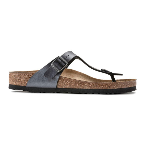 Yeni Sezon Birkenstock Parmak Arası Terlik Siyah Renk - 5