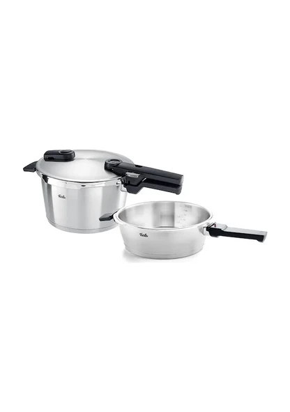 Fissler Vitaquick Premium 4.5 Lt + 2.5 Lt Düdüklü Tencere Seti