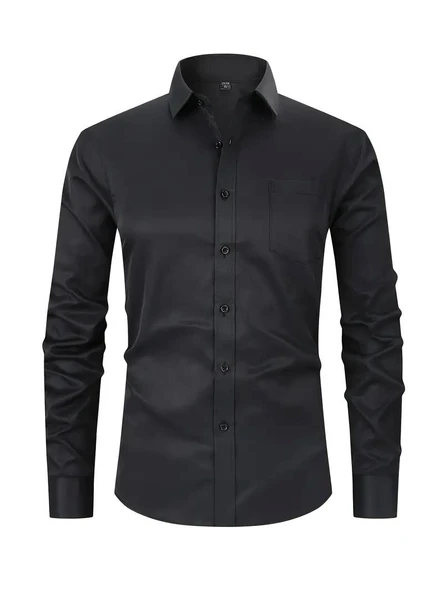 Erkek Klasik Uzun Kol Gömlek Micro BGL-ST03497 - 12