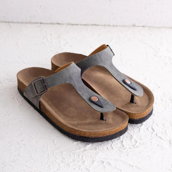 Yeni Sezon Parmak Arası Terlik Haki Yeşil Renk