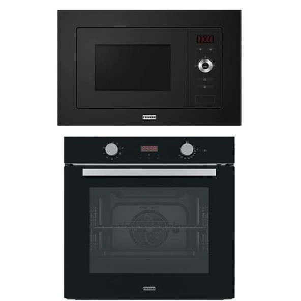 Franke FSL 20 MW BK Mikrodalga Fsl 86 H BK Fırın Ankastre 2li Siyah Set