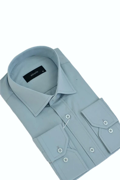 Erkek Klasik Uzun Kol Gömlek Dakron BGL-ST03499 - Resim 8