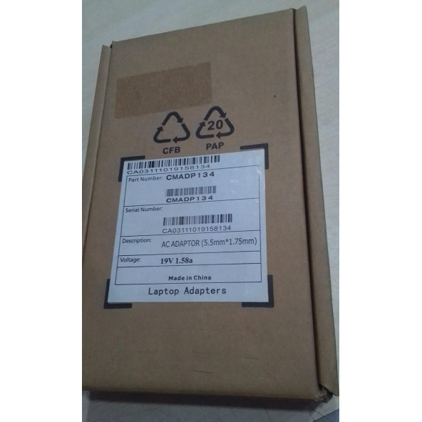 ACER 19V 1.58A 30w 5.5mm x1.7mm Şarj Adaptörü ( FAST-SIFIR-MUADİL) - 3