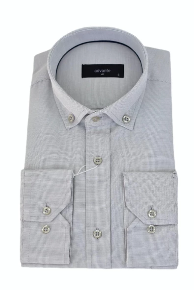 Erkek Klasik Uzun Kol Gömlek Petek BGL-ST03502 - Resim 4