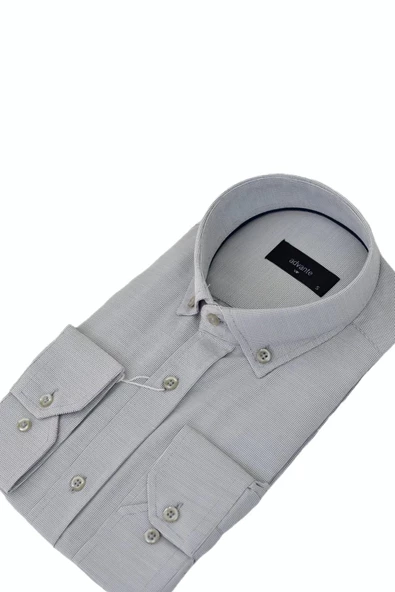 Erkek Klasik Uzun Kol Gömlek Petek BGL-ST03502 - Resim 9