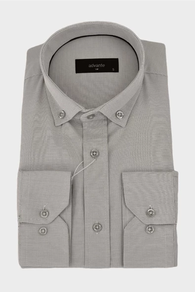 Erkek Klasik Uzun Kol Gömlek Petek BGL-ST03502 - Resim 5