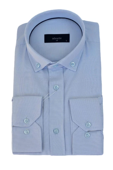 Erkek Klasik Uzun Kol Gömlek Petek BGL-ST03502 - Resim 6