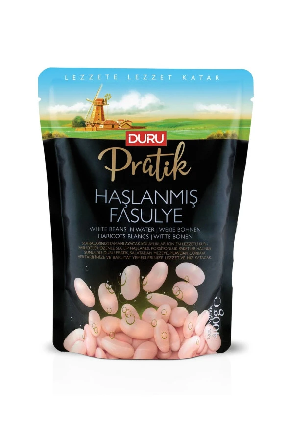 DURU BULGUR Duru Pratik Haşlanmış Fasulye 400G