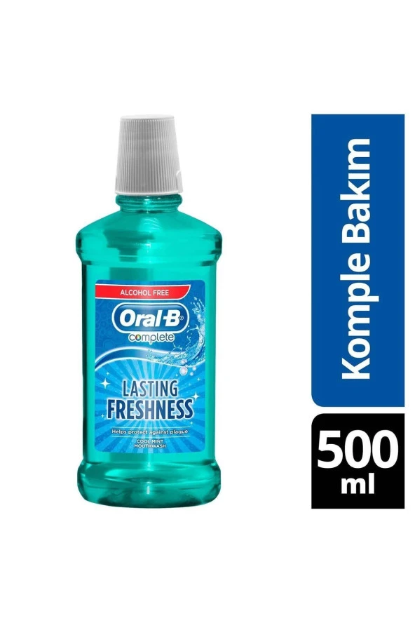 ORAL-B Ağız Çalkalama Suyu Komple Bakım 500 Ml (Alkolsüz)