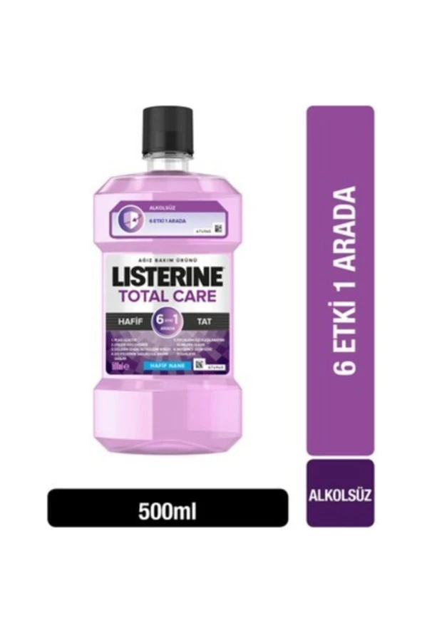 LİSTERİNE Listerıne Total Care 6 Etki Bir Arada Diş Koruması 500 Ml