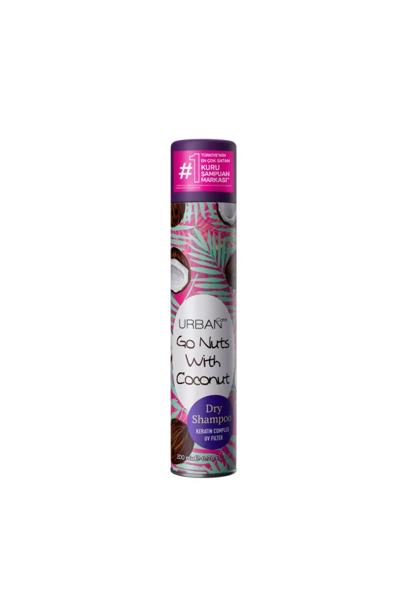 URBAN CARE Hindistan Cevizi Kokulu Hacimlendirici Kuru Şampuan - Vegan - Uv Korumalı - 200 Ml - 2