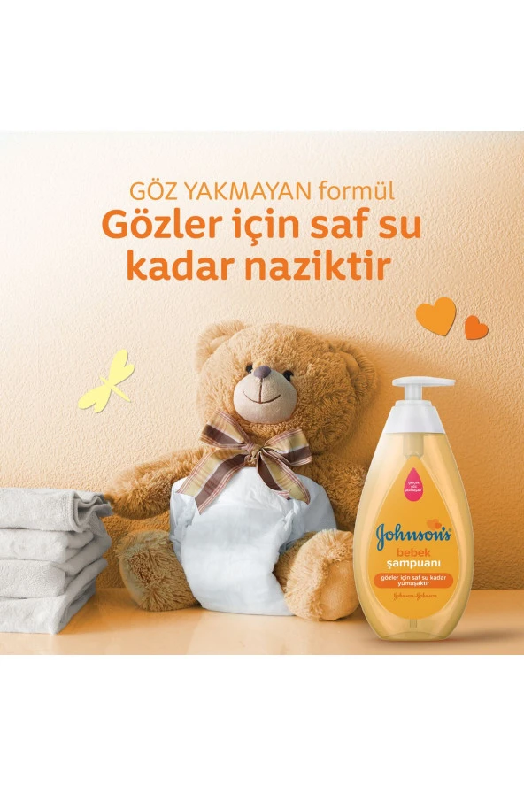 JOHNSON'S Saç Şampuanı & Klasik Göz Yakmayan Hassas Saçlar Ve Bebekler Için 750 Ml