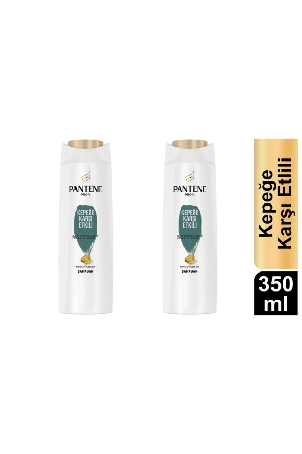 PANTENE Kepeğe Karşı Etkili Şampuan 350 Ml 8006540690383 (2 Adet)