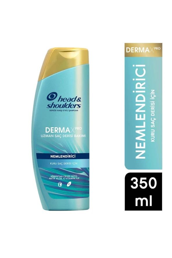 HEAD&SHOULDERS Dermaxpro Nemlendirici Kepek Karşıtı Şampuan Kuru Saç Derisi Için 350 Ml