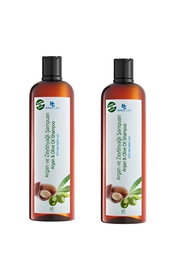 HUNCA Argan Ve Zeytinyağlı Şampuan 700Ml (2 Adet) ürün görseli