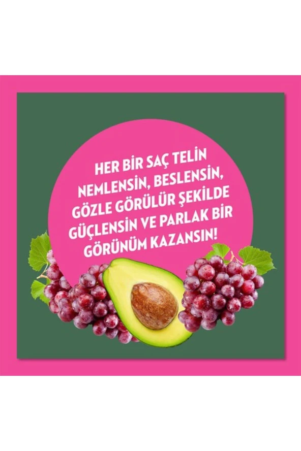 ELİDOR Doğanın Enerjisi Saç Bakım Şampuanı Avokado Ve Üzüm Çekirdeği Yağı Güçlendirici & Parlaklık K