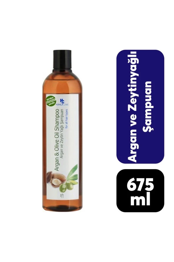 HUNCA CARE Şampuan 675 Ml Argan Ve Zeytinyağ