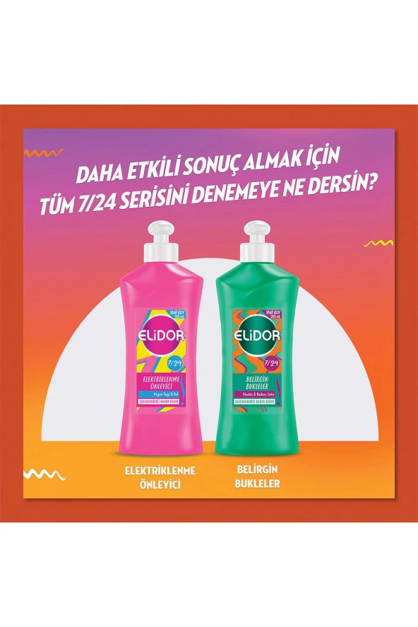 ELİDOR 7/24 Şekillendirici Saç Bakım Kremi Onarıcı Etki Keratin & Çay Ağacı Yağı 265 Ml - 5