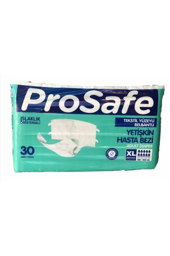 HAS-PET Pro Safe Hasta Bezi Xlarge 30 Lu (Islaklık Göstergeli) Büyük Beden