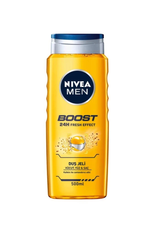 NİVEA Men Boost Banyo Ve Duş Jeli 500 Ml