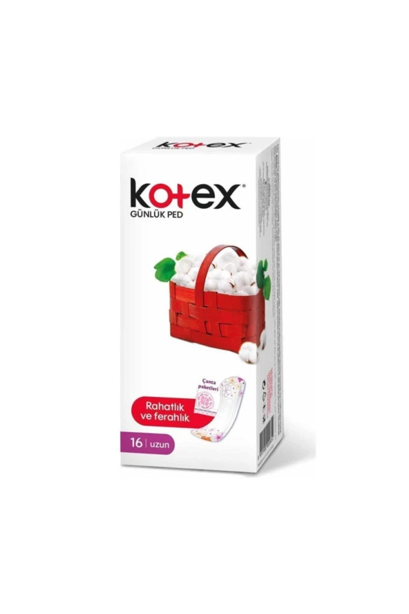 KOTEX Anyday Günlük Ped Uzun 16'Lı