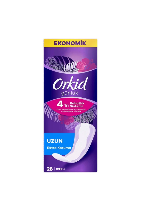 Orkid Günlük Extra Koruma Uzun 28'Li - 2