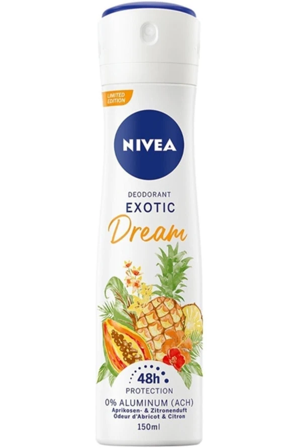 NİVEA Marka: Exotic Dream Kadın Deodorant Sprey 150 Ml Kategori: Deodorant