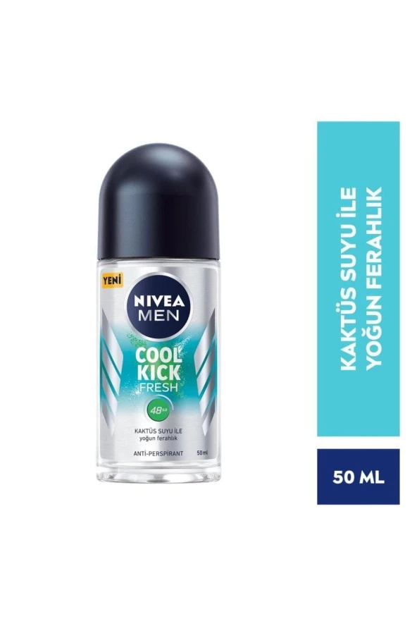 NİVEA Deodorant Roll-On Cool Kıck Fresh 50Ml Erk