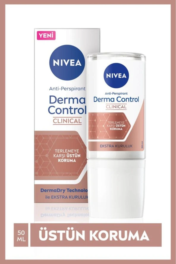 NİVEA Derma Control Clinical Kadın Roll-On 50 Ml