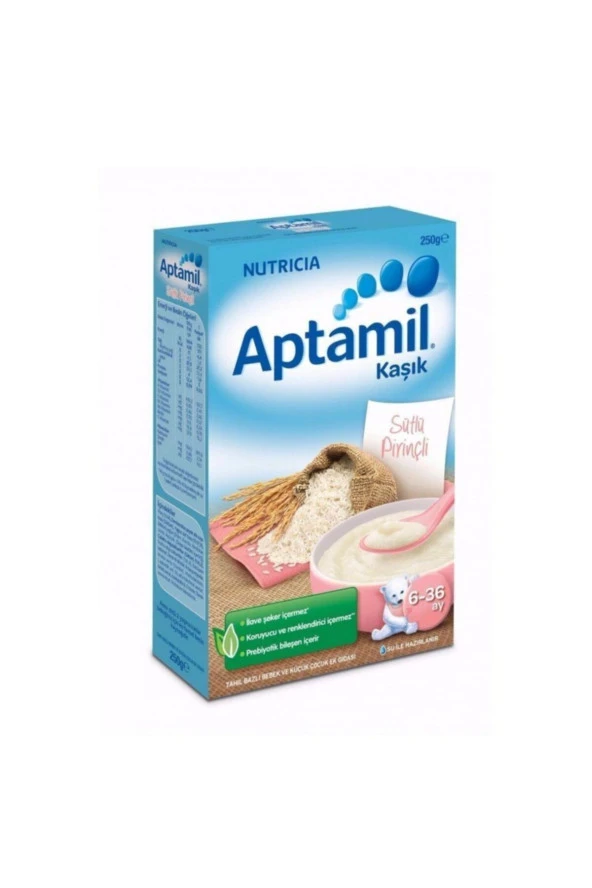 APTAMİL Sütlü Pirinçli Kaşık Maması 250 Gr