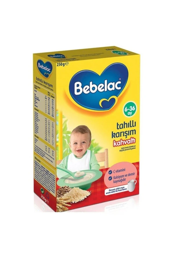 BEBELAC Tahıllı Karışım Kahvaltı Kaşık Maması 230 Gr