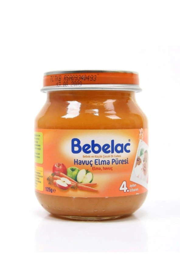 BEBELAC Havuç Elma Püresi 125Gr