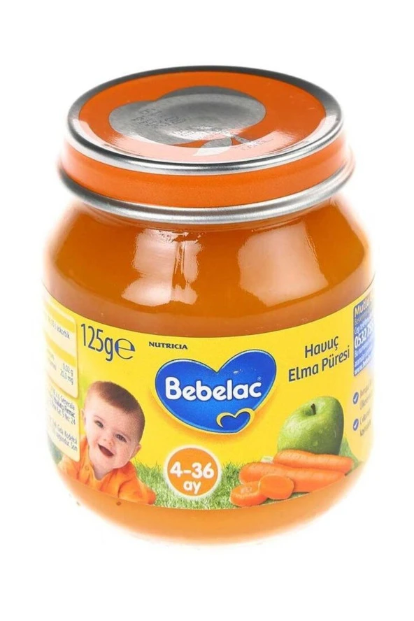 BEBELAC Havuç Elma Püresi 125Gr - 2