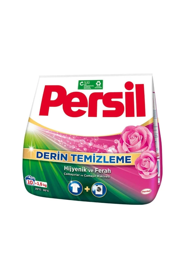 PERSİL Toz Çamaşır Deterjanı 1,5Kg (10 Yıkama) Gülün Büyüsü