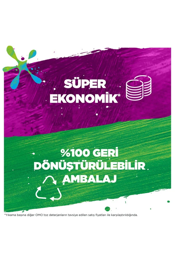 OMO Toz Çamaşır Deterjanı Sık Yıkananlar Zorlu Lekeleri I?Lk Yıkamada Çıkarır 5 Kgx1 - Resim 4