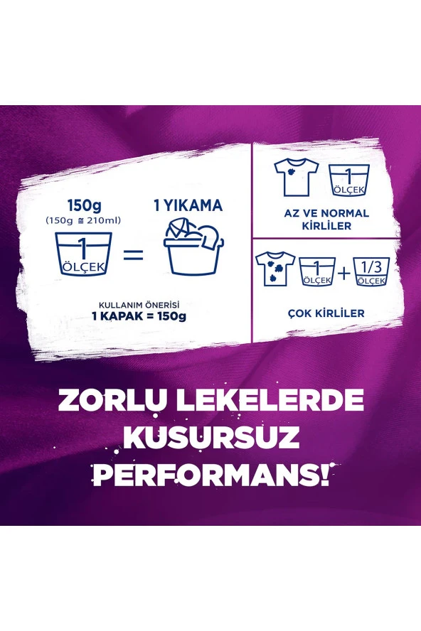 OMO Toz Çamaşır Deterjanı Sık Yıkananlar Zorlu Lekeleri I?Lk Yıkamada Çıkarır 5 Kgx1 - Resim 5