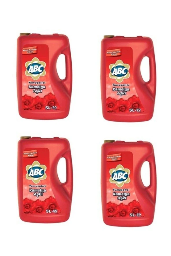 ABC Kamelya Aşkı Çamaşır Yumuşatıcısı 4 X 5 Lt