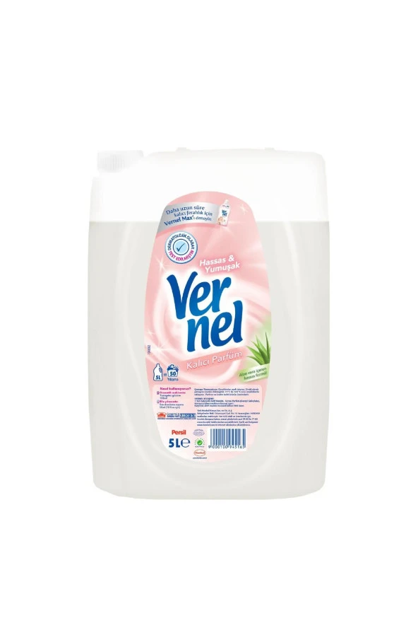 VERNEL Sensitive Ipek Özü Hassas Ve Yumuşak 5 Lt