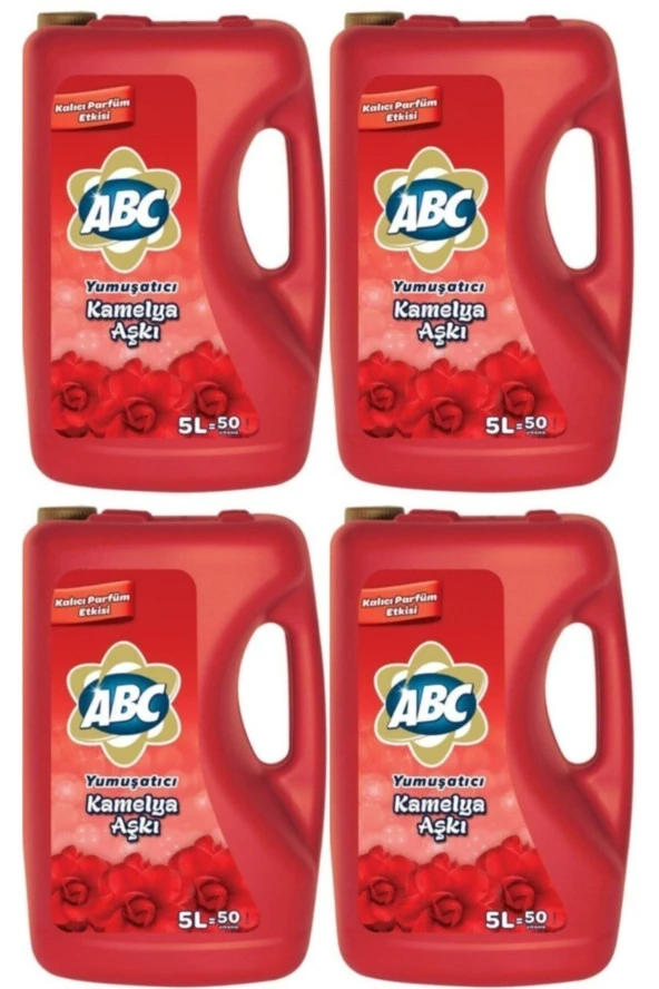 ABC Çamaşır Yumuşatıcısı Kamelya Aşkı 5 Lt X 4 Adet