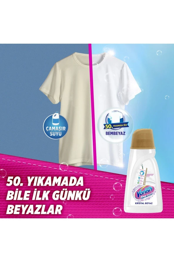 VANİSH Kosla Multipower Beyazlar Için Jel Leke Çıkarıcı Deterjan Güçlendirici 1000 Ml - 2