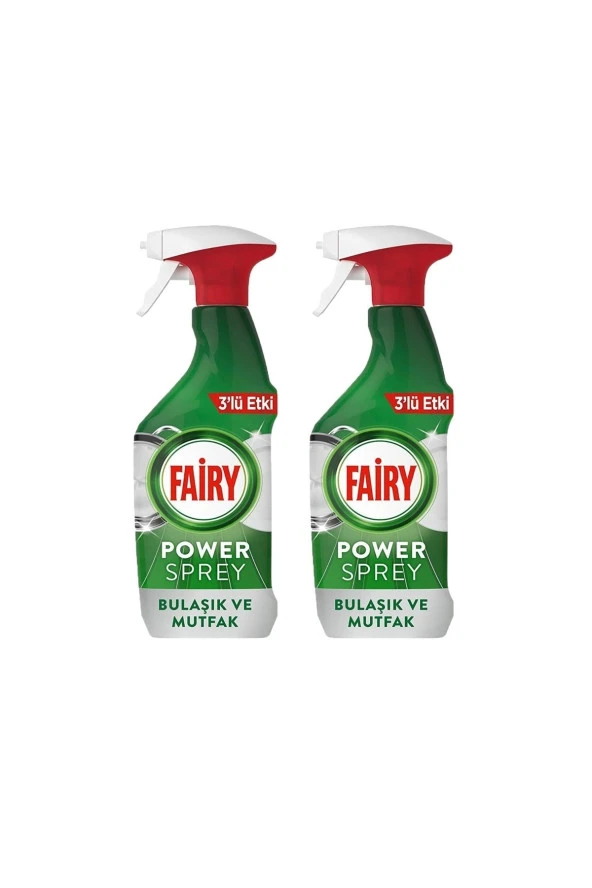 FAİRY Power Sprey 3’Ü 1 Arada Bulaşık Ve Mutfak 500 Ml X 2 Adet